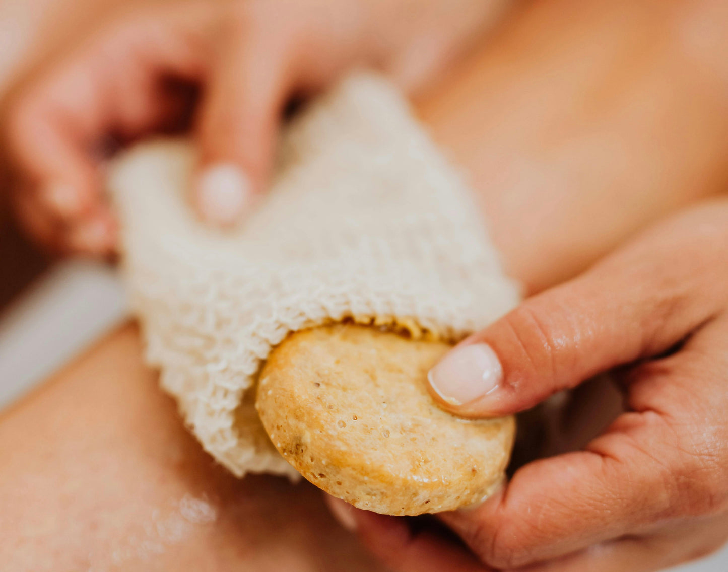 Natural Sisal Soap Bag – Exfoliating Soap Saver Pouch