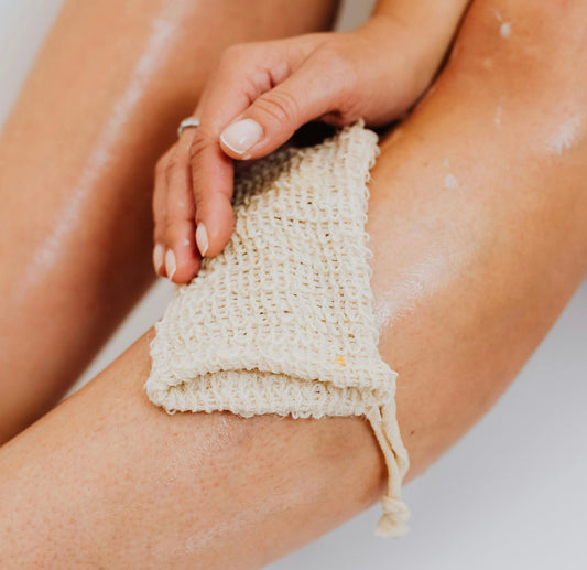 Natural Sisal Soap Bag – Exfoliating Soap Saver Pouch